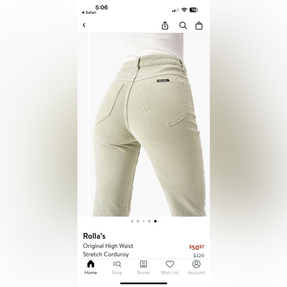 Rolla’s High Rise Straight jean - Picture 4 of 10